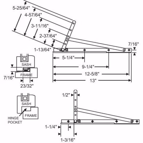 Concealed Hinge Assembly
